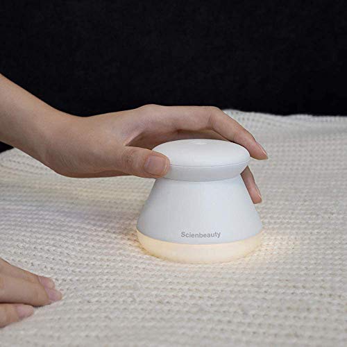 Scienbeauty Fabric Shaver Fuzz Remover Rechargeable, Electric Lint Remover With Light, Sweater Shaver With Stainless Steel 6-Blades, Dual Protection For Fuzz, Lint, Pills, Bobbles Removing #TOP1