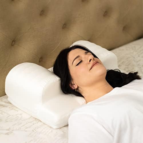 FANTASTIC HOUSE Beauty Pillow for 100% Nature Latex，Anti Aging Pillow for Face, Anti Wrinkle Pillow for Neck Pain & Back Sleeping Pillow（Pillow+Pillowcase +Padded Cushion）