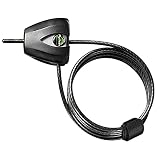 Master Lock 8417JAD Python Wire Lock, Bicycle Lock, Keyed, Adjustable, Vinyl Coating, Cable Thicknes