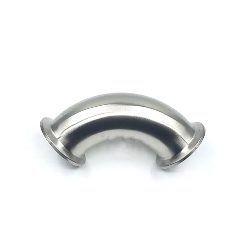 Jrxfxekw One Color 3.5" Tri Clamp X 89Mm Pipe Od Sus 316L Stainless Steel 90 Degree Elbow Fitting Home Brew Beer Wine