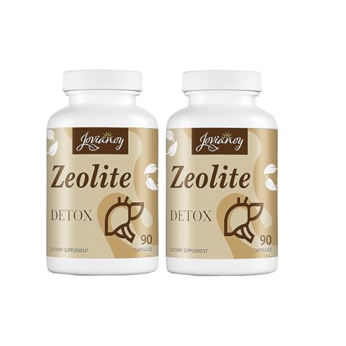 Zeolite detox capsules with activated charcoal and clay