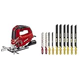 Schlanke und ergonomische Bauform mit werkzeuglos einstellbarem Sägeschuh