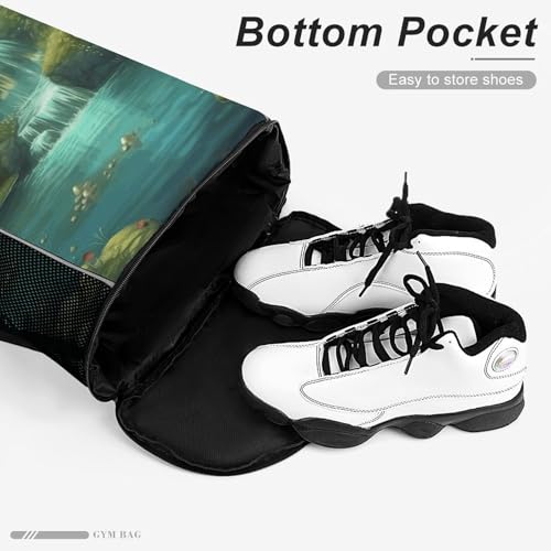 Sac à dos de sport avec cordon de serrage anti-encombrement