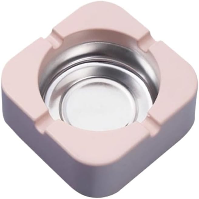 Ash Tray Square Ashtray Plastic PP Ashtray Desktop Ashtray for Home Office Restaurants Indoor and Outdoor Home Decoration Multi Colour Available Outdoor Ashtray(Blue)