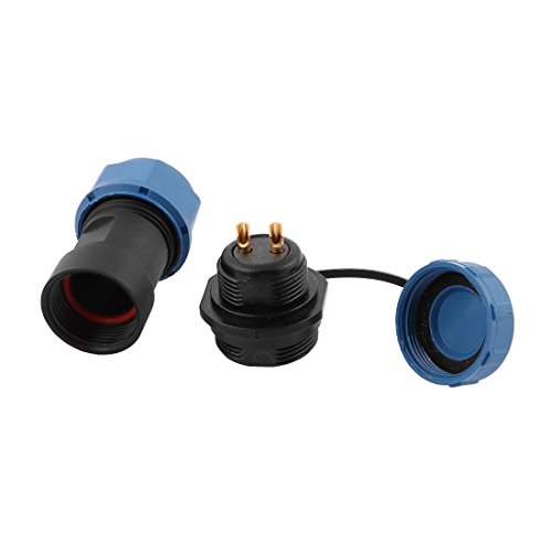 Aexit adaptador conector de aviación 2 polos SP1711/P miniatura 1