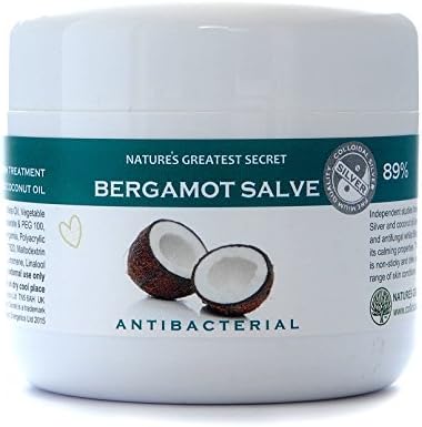 Natures Greatest Secret Intensive Coconut Oil and Colloidal Silver Salve with Calming Bergamot Oil -150ml