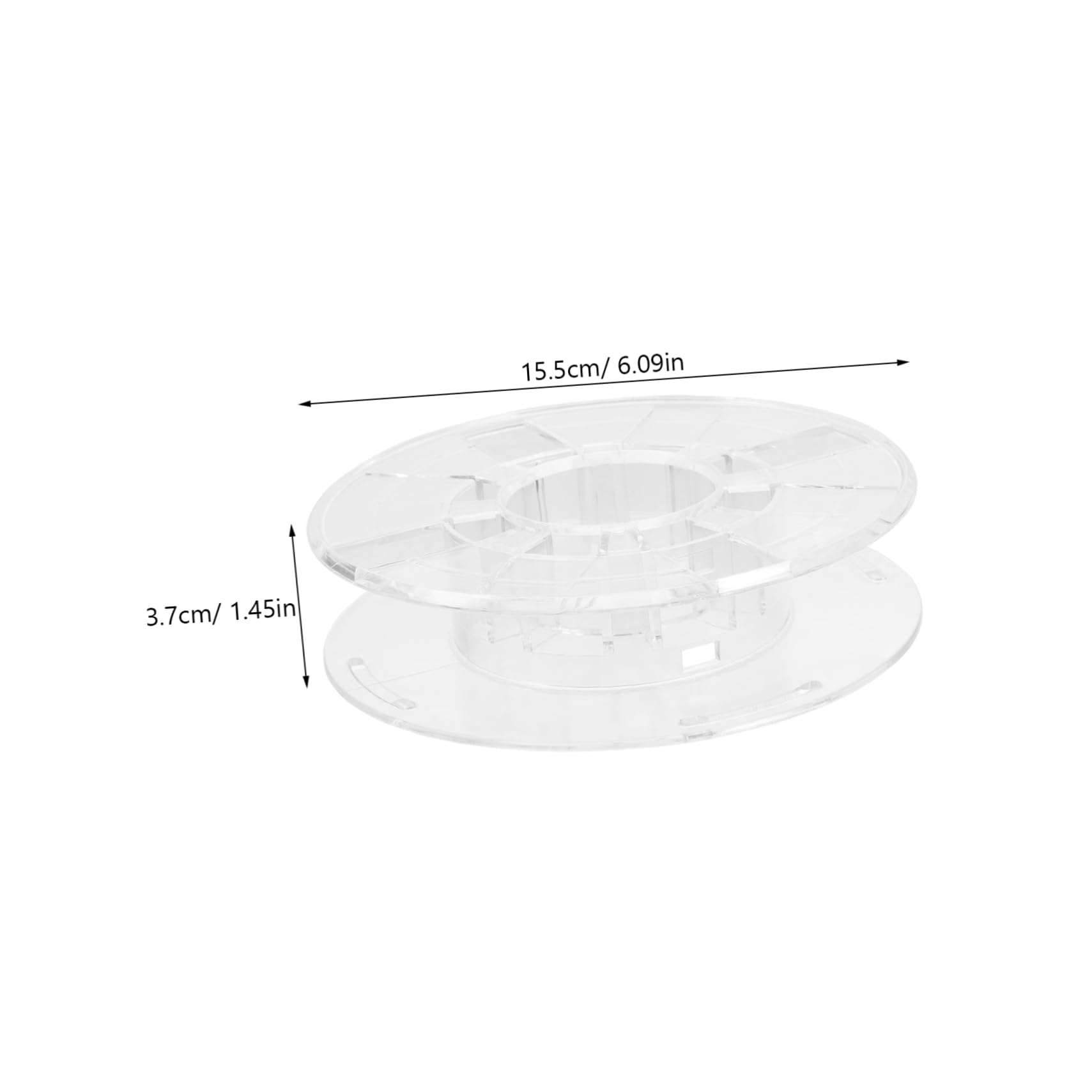 Luxshiny 0.25kg Cord Wheel Storage Reel for Printing Organizer for Management Versatile Electric Cord Reel for Lines