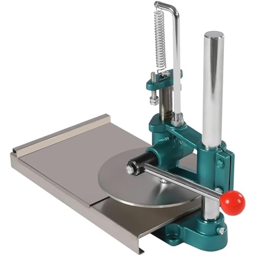 Rodillo y laminador de masa, máquina manual de prensa de masa, acero inoxidable para hacer pizza y pastelería, diseño eficiente, 12 cm