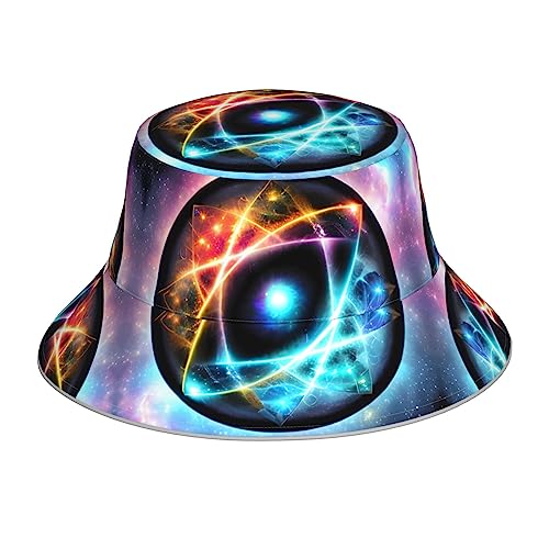 Chapeau bob réfléchissant pour randonnée et festival chapeau univers noir HYTTER