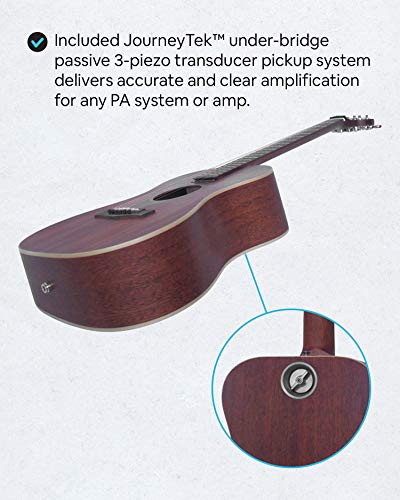 Journey Instruments Guitare de voyage Solid Sitka – OF312 Guitare acoustique-électrique de voyage avec système pliable… - Les Beatles, Paul McCartney, John Lennon, RIngo Starr, George Harrison Journey Instruments Guitare de voyage Solid Sitka - OF312 Guitare acoustique-électrique de voyage avec système pliable… – Image 8
