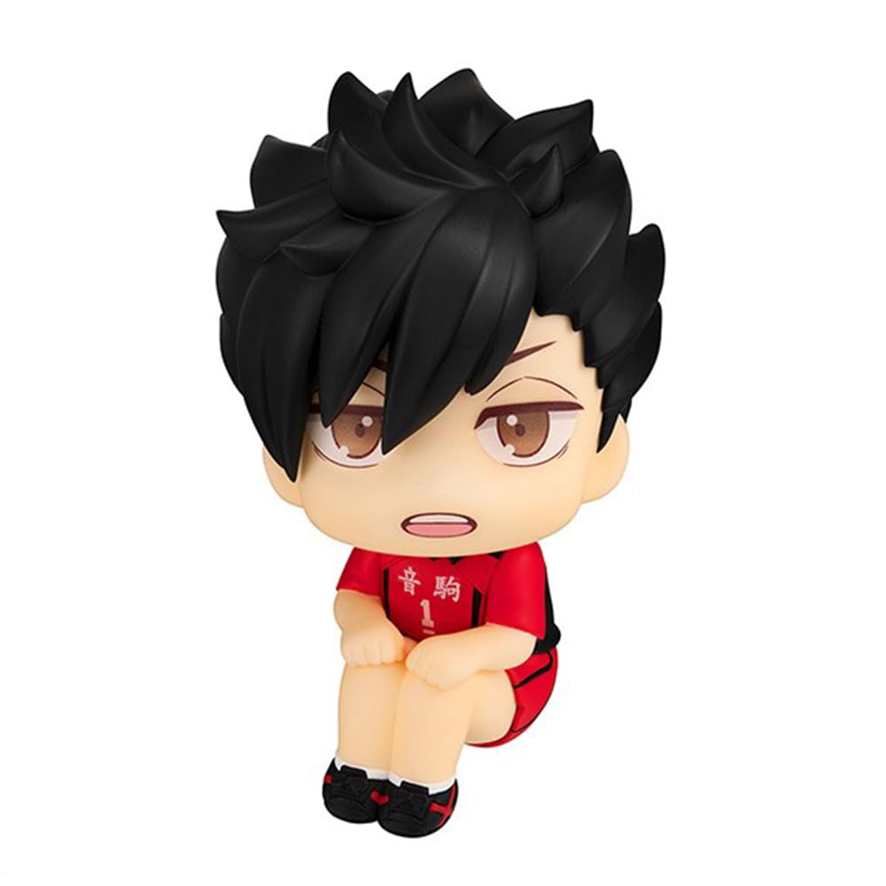 Zhongkaihua Haikyuu Figure Anime Figure Kuroo Tetsurou Look Up Figure Sitting Position Mini Figurine PVC Statue Model Ornaments — image 1