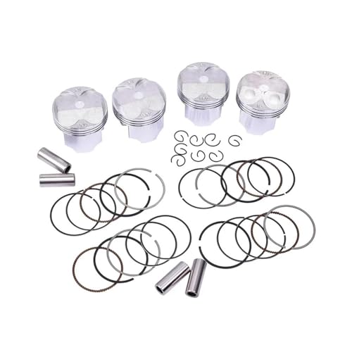 oCN STD +100 V_[{ATCY 55mm ~ 56mm sXgƃOLbg 113101-MCE-000 CB400SF 1992-1998 CB400 1999 jo[Tƌ݊(4 Set 56mm)