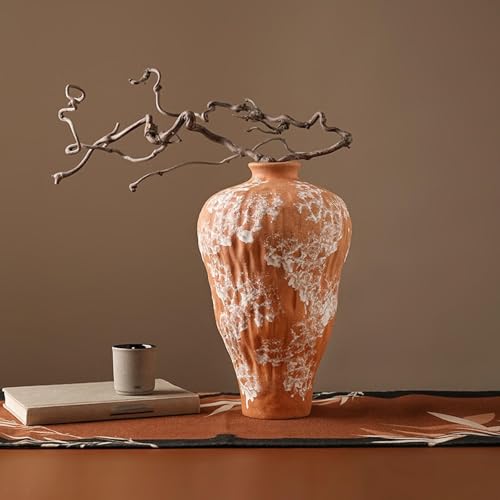 Vase en céramique vintage boho mat pour décoration de table - 4