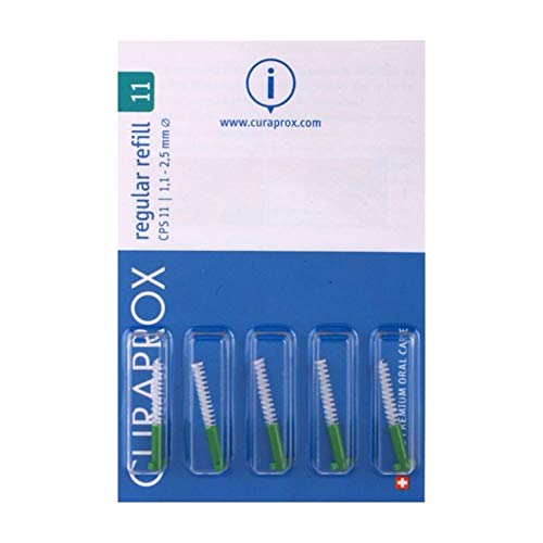 CuraProx CPS11 Interdentalbürste, 1,1-2 mm, Grün, 5 Stück