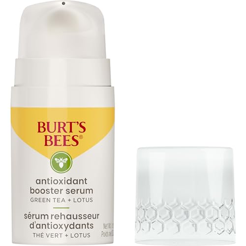 Burt's Bees Green Tea Face Serum, Protects & Improves Skin Tone with Antioxidant Rich Green Tea & Lotus, Naturally Brightening & Firming, Lightweight - Antioxidant Booster Serum (1 oz) - image 9