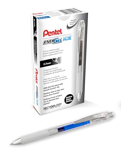 Bolígrafo Pentel EnerGel ICE 0.7mm Tinta Azul x12 miniatura 5