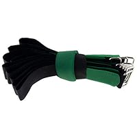 Flexowire Fascette per cavi in velcro, 50 pezzi, 15 cm x 12 mm, colore nero, 15 cm x 12 mm
