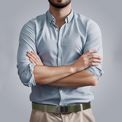 FALAN MULE Ratchet Belts Men Casual Golf Web Belt Nylon Automatic Buckle Belt No Holes Invisible Clothing belts2