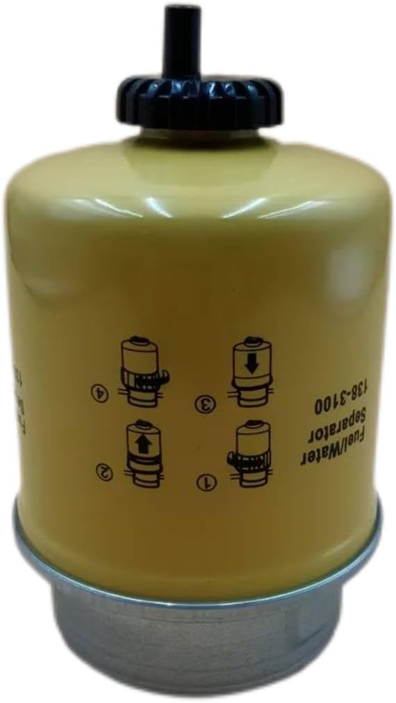Engine Oil Filter 220-1523 Fuel Water Separator 138-3100 Filter Set Compatible with Caterpillar CAT Skid steer loader 216 226 228 232 236 242 246 248 257 Roller CB SERIES