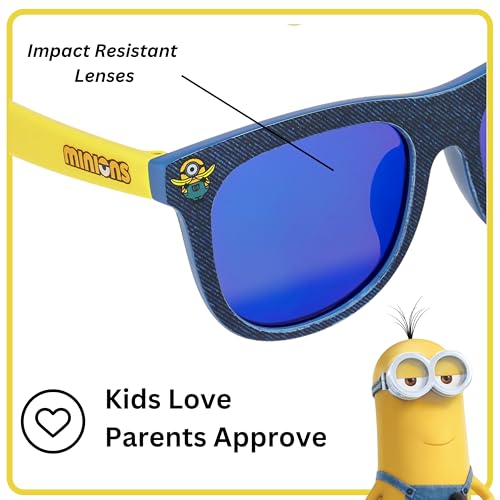ARKAID Minions Sunglasses for Kids | Officially Licensed Minions Shades | UV 400 | One Size Fits Most Kids2
