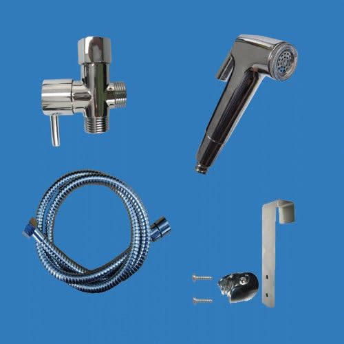 Blue Bidet BB-50: Hand Held Bidet with Ambient Temperature Water and Adjustable Pressure
