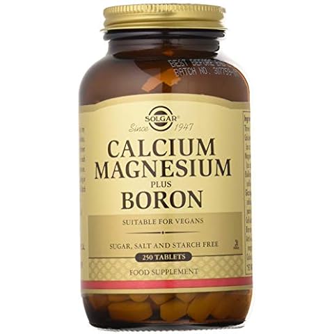 Solgar Calcio y Magnesio con Boro Comprimidos - 250 cápsulas Cover