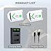 NP-BX1 Battery 2-Pack and Dual USB Charger Compatible for Sony NP-BX1/M8, ZV-1, ZV-1 II, Cyber-Shot DSC-HX80, HX90V, HX95, HX99, HX350, RX1, RX1R II, RX100 (II/III/IV/V/VA/VI/VII), FDR-X3000, HDR-AS50