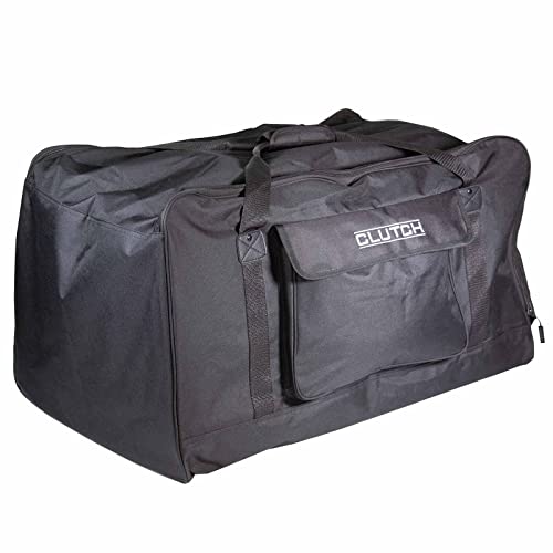 (2) Clutch CL-TOTE1500 Universal Large 15\" Speaker Carry Tote/Bags with 20\' Black Cables Package