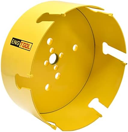 MaxTool 6" TCT Hole Saws 152mm Carbide Tipped Holesaw 2.25" Deep Cut for Cutting Asphalt Brick Concrete Gypsum Limestone Tile Wood MDF; CT00Y57R600