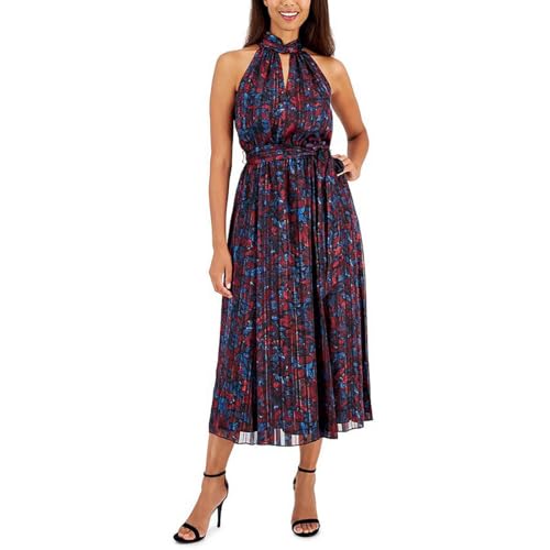 Robe midi fluide Anne Klein contre la chaleur avec style chic dos nu