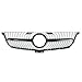 TOPIZONE Diamond Front Bumper Grille,Black+Chrome Facelift Grill,Compatible with 2012 2013 2014 2015 Mercedes Benz W166 ML-Class,ML250/350/400/ 500/550【Not Fit ML63/63S AMG】