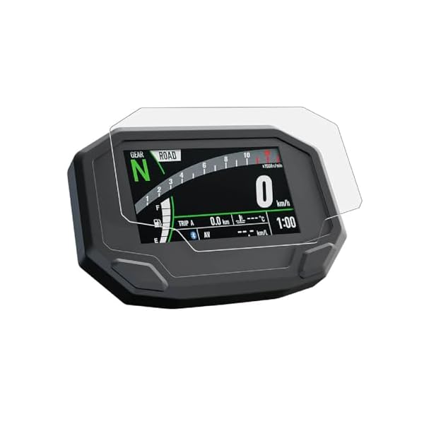 Bike Equipment Nano Glass Dashboard Display Protector Equipment for Kawasaki ZX10R 2021+ / ZX4RR 2023+ / ZX6R 2024+ / for Versys 650 2022+ (2 x Extremely Clear & 2 x Anti Glare)