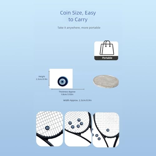 Amortiguador de vibración para raqueta de tenis, pack de 12 miniatura 3