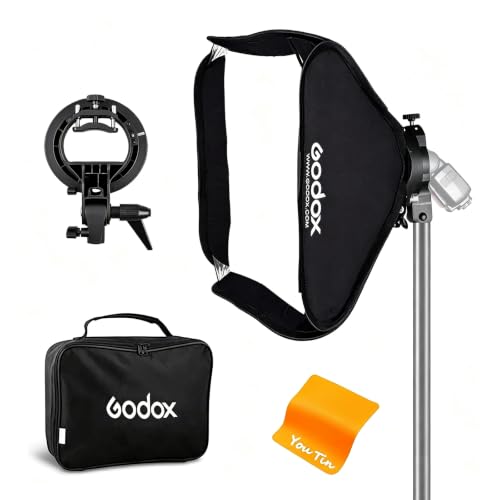 Godox Softbox 32"x32"/80x80cm with S-Type Speedlite Bracket & Bag