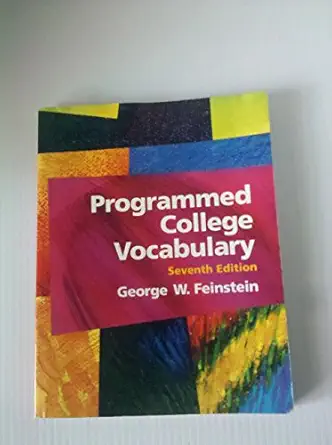 Programmed College Vocabulary, 7th Edition - Instructor's Manual - img