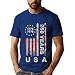 ATOPICK 250 Anniversary USA Shirts: 1776-2026 250th Birthday Patriotic American Flag T-Shirt 4th of July Shirt