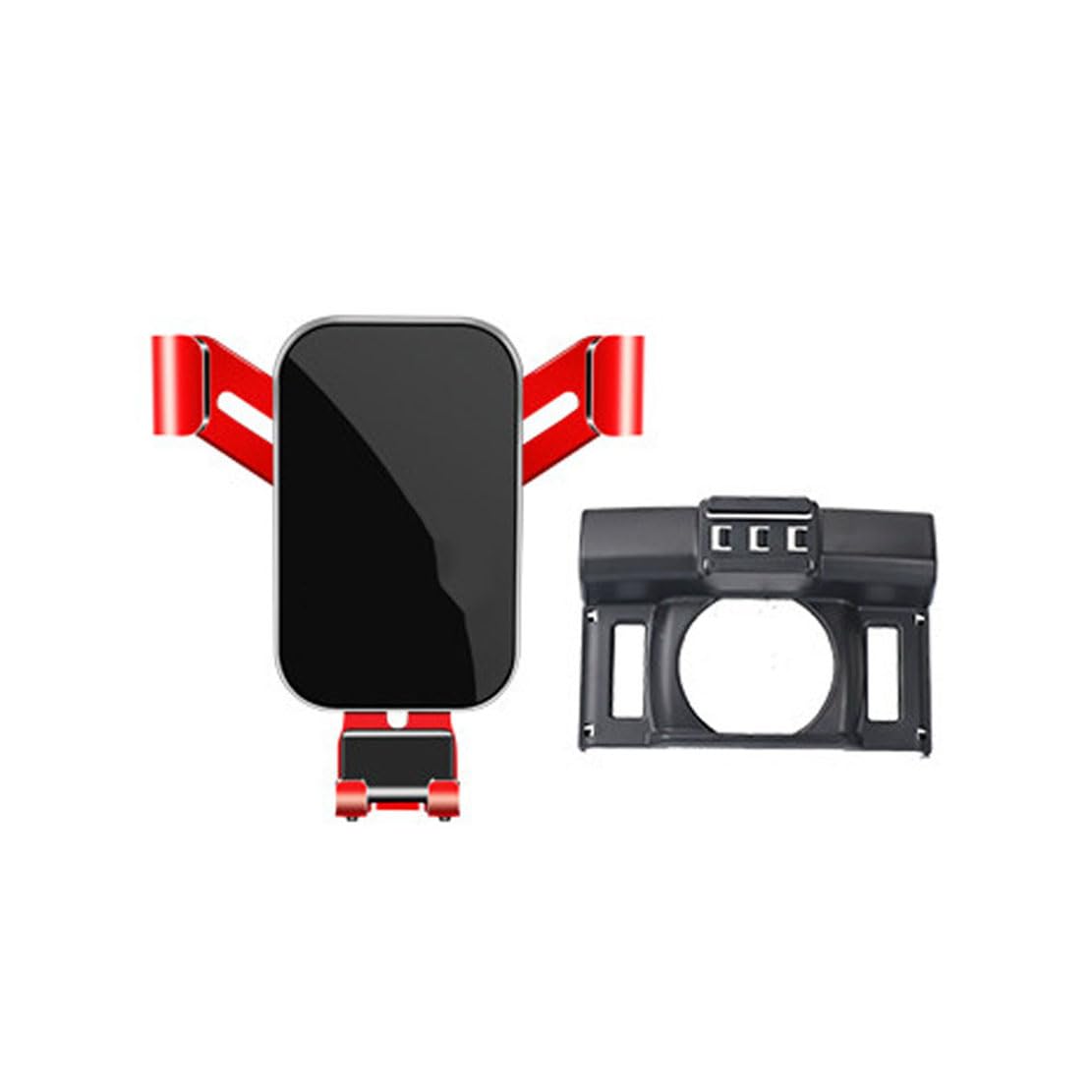 CAKERS Car phone holder,Compatible with Lexus LX 2016–2021,Auto Parts,red