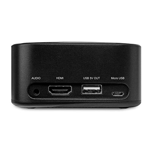 Miroir M29 Portable Projector, Black, 50 Inch Picture, 1080P Supported, Home / Outdoor Entertainment, Rechargeable Battery, Compatible With Tv Stick / Laptop / Phone / Game Console #TOP4