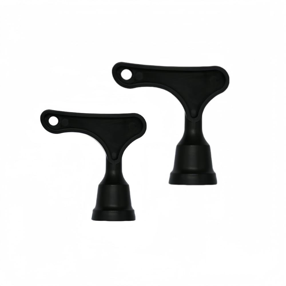 Qixiang Black 2Pcs Football Boot Stud Wrench,Football Studs Rugby Studs Spanner,Rugby & Golf Shoes,Replacement Tool For Soccer Shoes Rugby Shoes