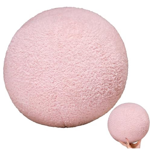 Almohada de bola redonda de 12 pulgadas cojín de esfera suave para sofá 2