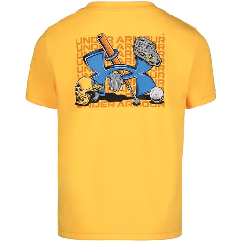 Image of Under Armour Boys' Short Sleeve Baseball Graphic T-Shirt, Lightweight & Breathable, Relaxed Fit