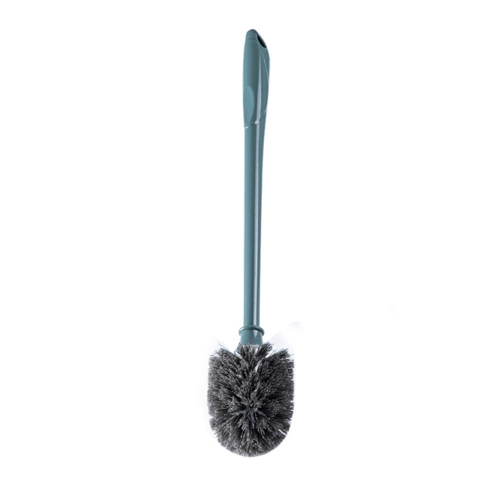 Zyyanshop Green Toilet Brush Straight Long Handle Toilet Brush Household Plastic Bathroom Cleaning(Green)