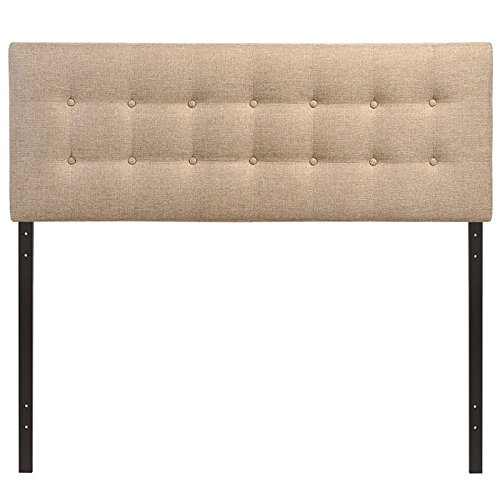 Hawthorne Collections Upholstered King Panel Headboard In Beige #TOP1