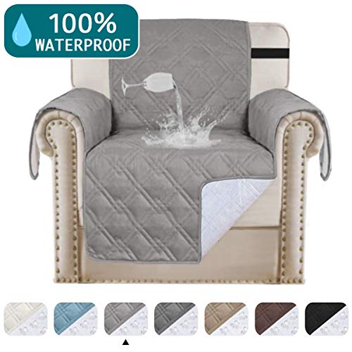 Turquoize 100% Waterproof Chair Covers for Living Room Sofa Cover for Pets Leather