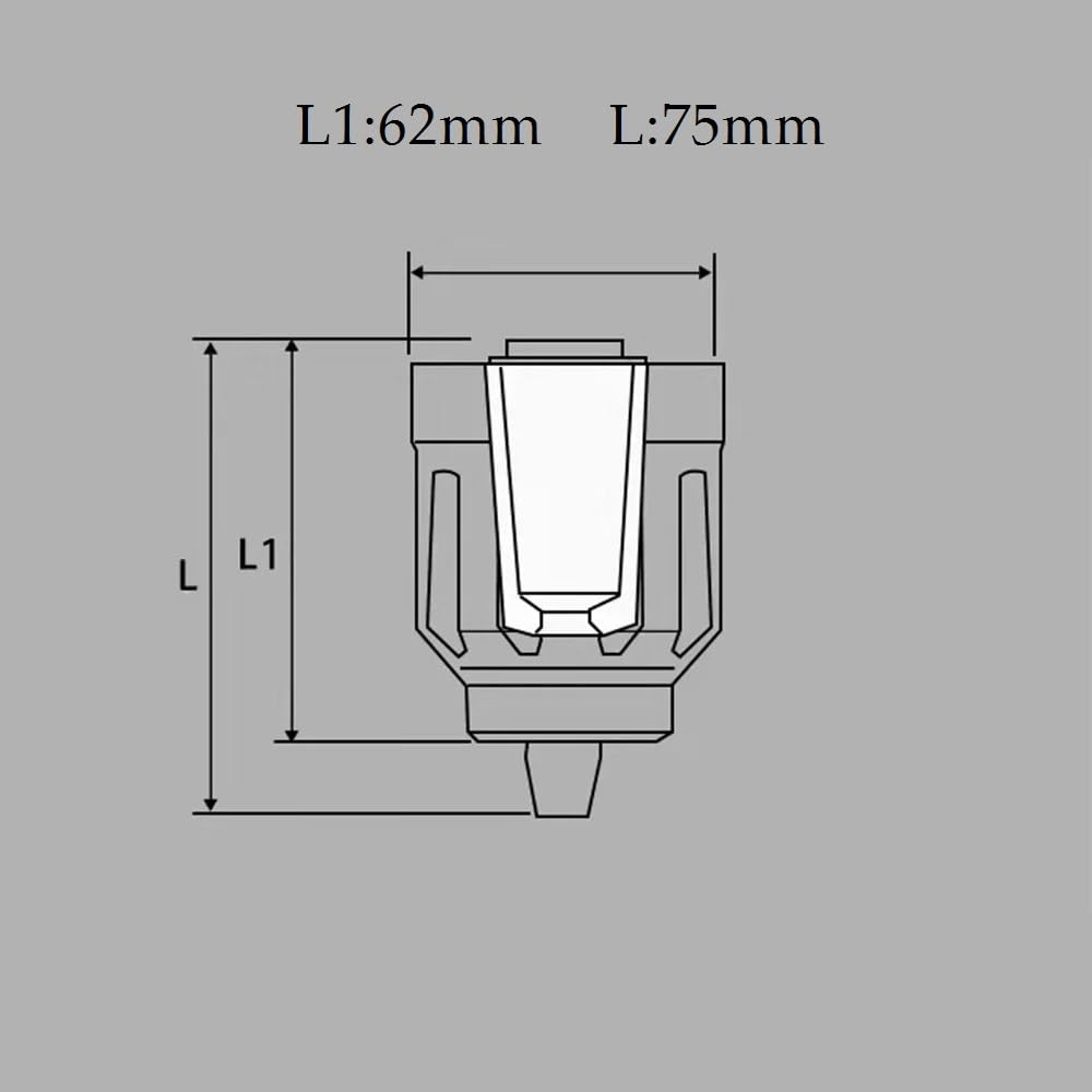 4-częściowy zestaw adapterów do szybkowymiennego uchwytu wiertarskiego, 1/2"-20UNF, bezkluczykowy do bitów 2-13 mm, SDS-Plus do 1/4" sześciokątny