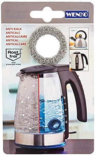 WENKO Kalkfänger Hexi Kalkfilter für Wasserkessel Wasserkocher Kalkentferner Kalkring Kalk entfernen Kalkreiniger Wenko, Silber