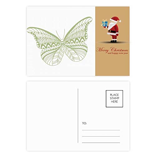 Cartes postales papillons verts pour ne plus manquer de papeterie