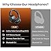 Active Noise Cancelling Headphones, Upgraded Wireless Bluetooth Headphones Over Ear with ENC Mic, HiFi Stereo Deep Bass, Noise Canceling Headphones Lightweight, BT 5.4, for Travel/Office/Home, Black