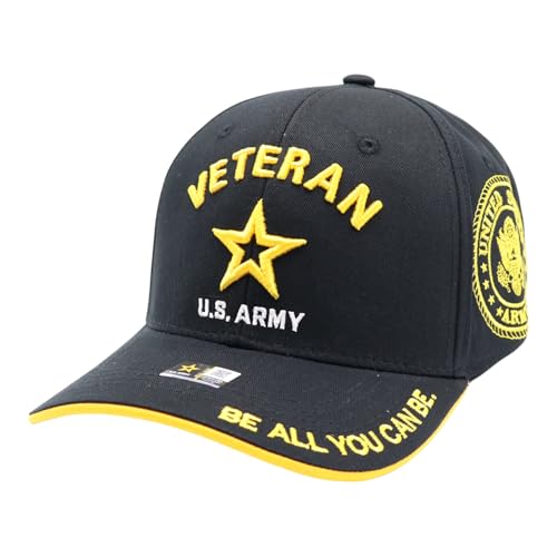 Image of US Army Veteran Hat for Men - Officially Licensed Military Baseball Cap, for Veterans