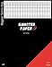 Papier Semi-log 120 pages: Format A4 - 120 grilles